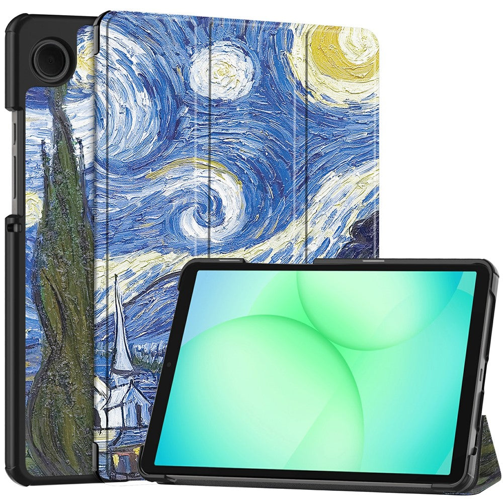 Futrola za Samsung Galaxy Tab A11 / Tab A9, Techsuit, FoldPro Starry Night New Model, Multicolor