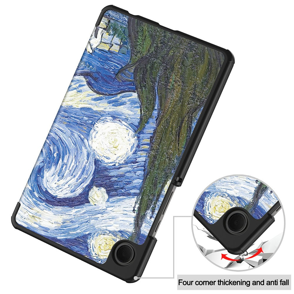 Futrola za Samsung Galaxy Tab A11 / Tab A9, Techsuit, FoldPro Starry Night New Model, Multicolor