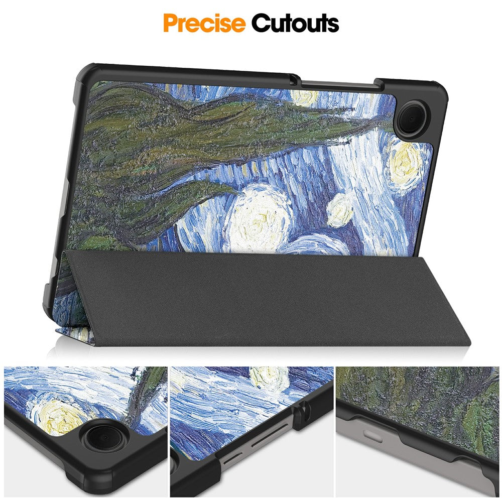 Futrola za Samsung Galaxy Tab A11 / Tab A9, Techsuit, FoldPro Starry Night New Model, Multicolor
