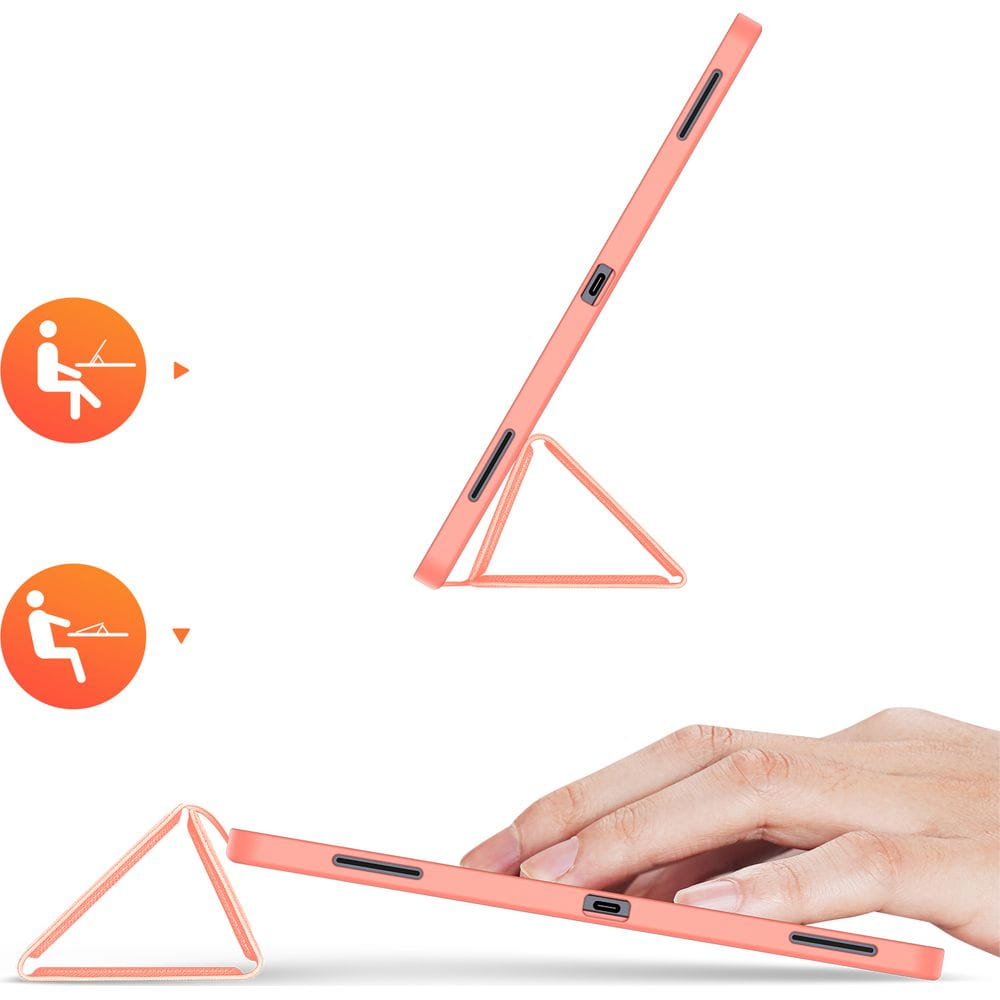 Futrola za Samsung Galaxy Tab S12 Ultra / Tab S11 Ultra, DUX DUCIS, Domo sa držačem za olovku, roze boje