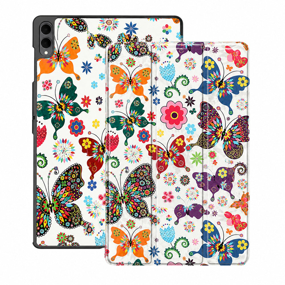 Futrola za Samsung Galaxy Tab S12 Ultra / Tab S11 Ultra, Techsuit, FoldPro Butterfly, Multicolor