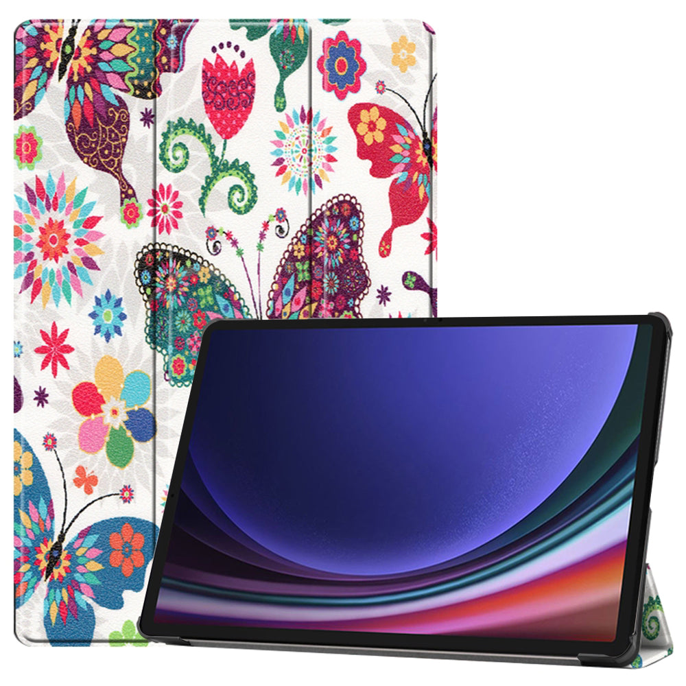 Futrola za Samsung Galaxy Tab S9 FE / Tab S9 / Tab S10 FE, Techsuit, FoldPro Butterfly, Multicolor