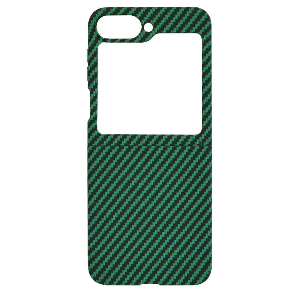 Futrola za Samsung Galaxy Z Flip7 FE F761 / Z Flip6 F741, Techsuit, Carbonite FiberShell, Zelena