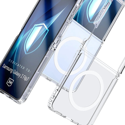 MagSafe futrola za Samsung Galaxy Z Flip7 F766, 3MK, Armor MagCase, Providna