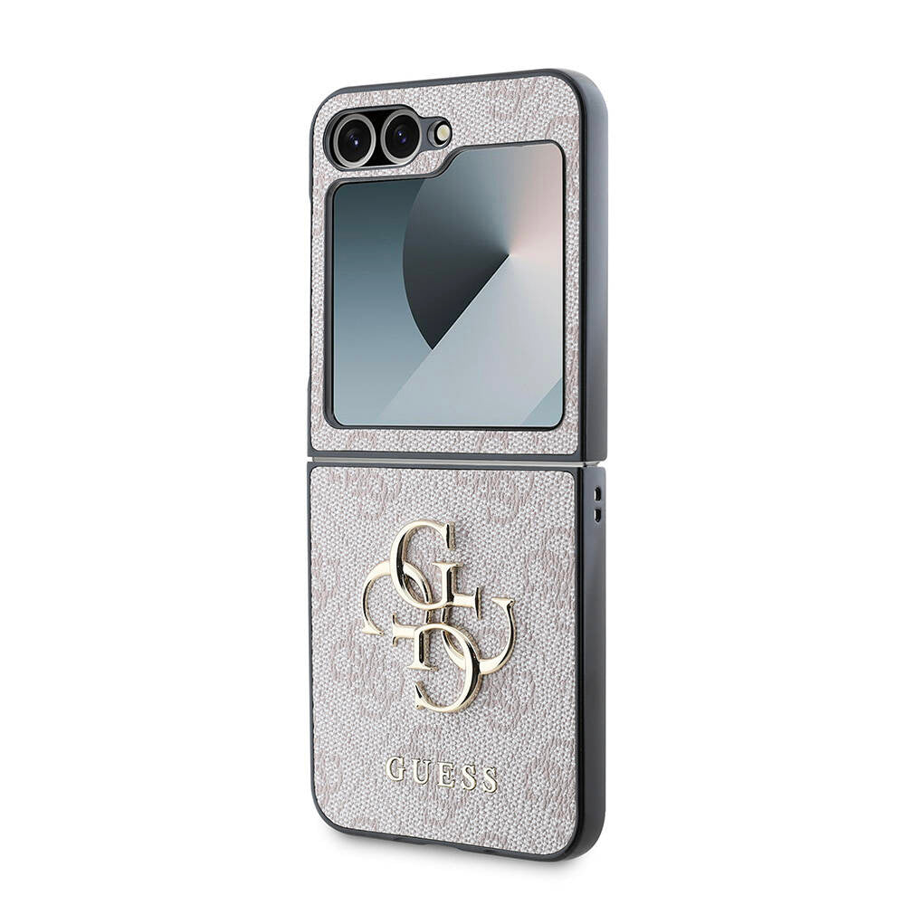 Futrola za Samsung Galaxy Z Flip7 F766, Guess, 4G Metal Logo, Braon