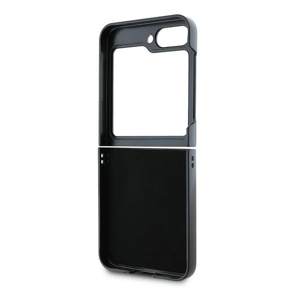 Futrola za Samsung Galaxy Z Flip7 FE F761 / Z Flip6 F741, DKNY, Štampani prugasti šahovski uzorak, Roze