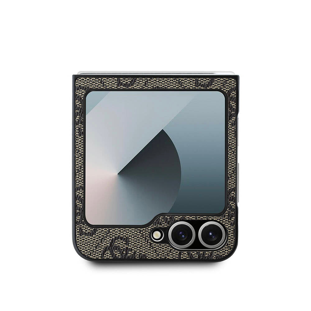 Futrola za Samsung Galaxy Z Flip7 FE F761 / Z Flip6 F741, Guess, 4G Metal Logo, Braon