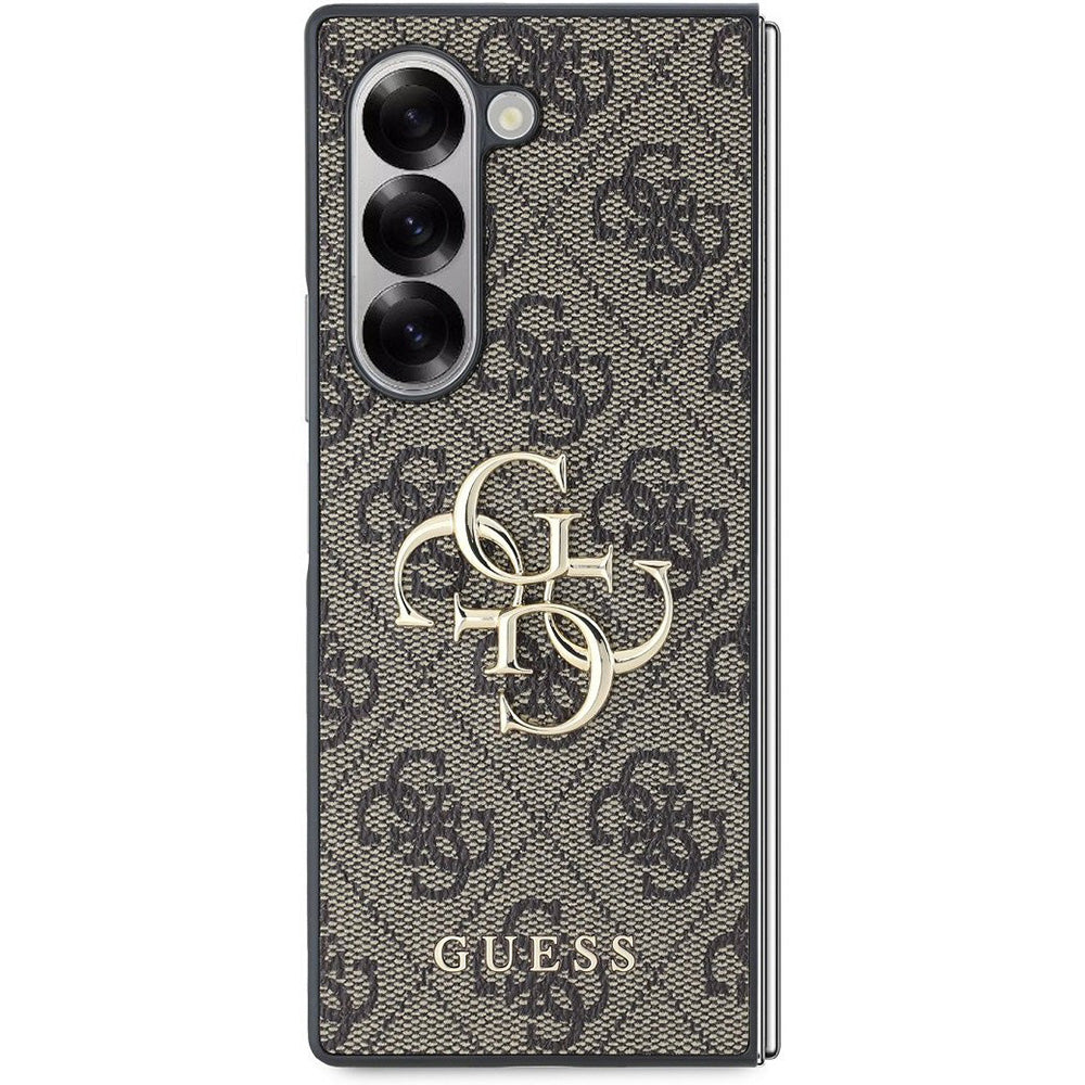Futrola za Samsung Galaxy Z Fold6 F956, Guess, 4G Metal Logo, Braon
