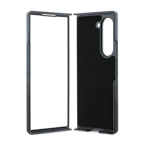 Futrola za Samsung Galaxy Z Fold6 F956, Karl Lagerfeld, Saffiano Karl & Choupette Metal, Crna