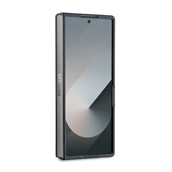 Futrola za Samsung Galaxy Z Fold6 F956, Karl Lagerfeld, Saffiano Monogram Karl's Head Metal, Crna