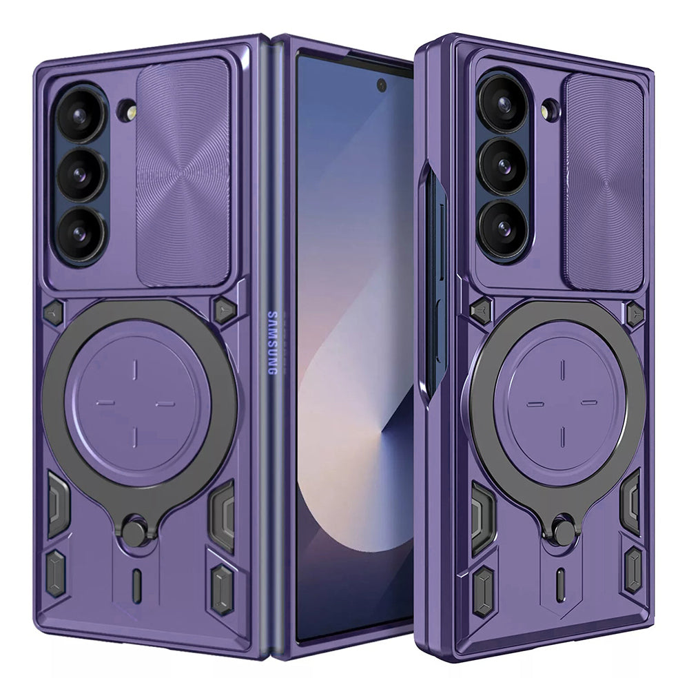 Futrola za Samsung Galaxy Z Fold6 F956, Techsuit, CamGuard Pro, Ljubičasta