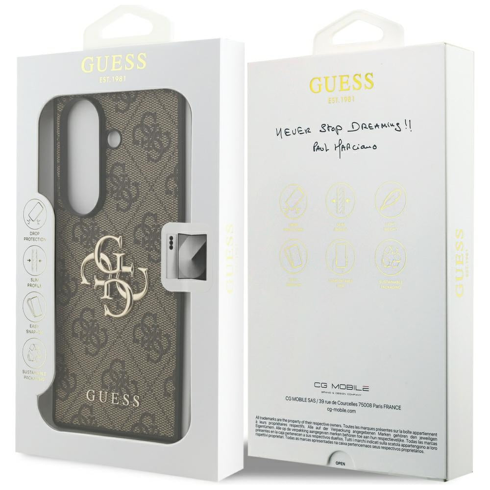 Futrola za Samsung Galaxy Z Fold7 F966, Guess, 4G Big Logo, Braon