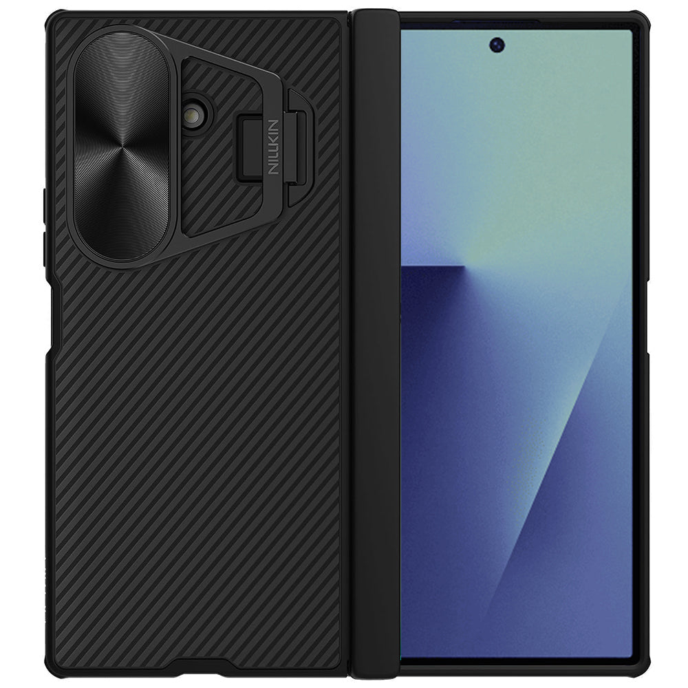 Futrola za Samsung Galaxy Z Fold7 F966, Nillkin, CamShield Prop sa metalnim poklopcem za objektiv, Crna
