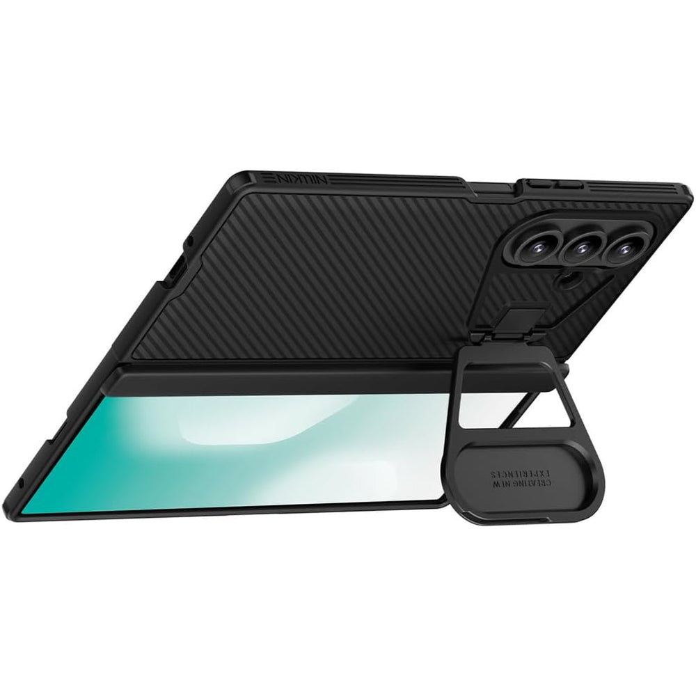 Futrola za Samsung Galaxy Z Fold7 F966, Nillkin, CamShield Prop sa metalnim poklopcem za objektiv, Crna