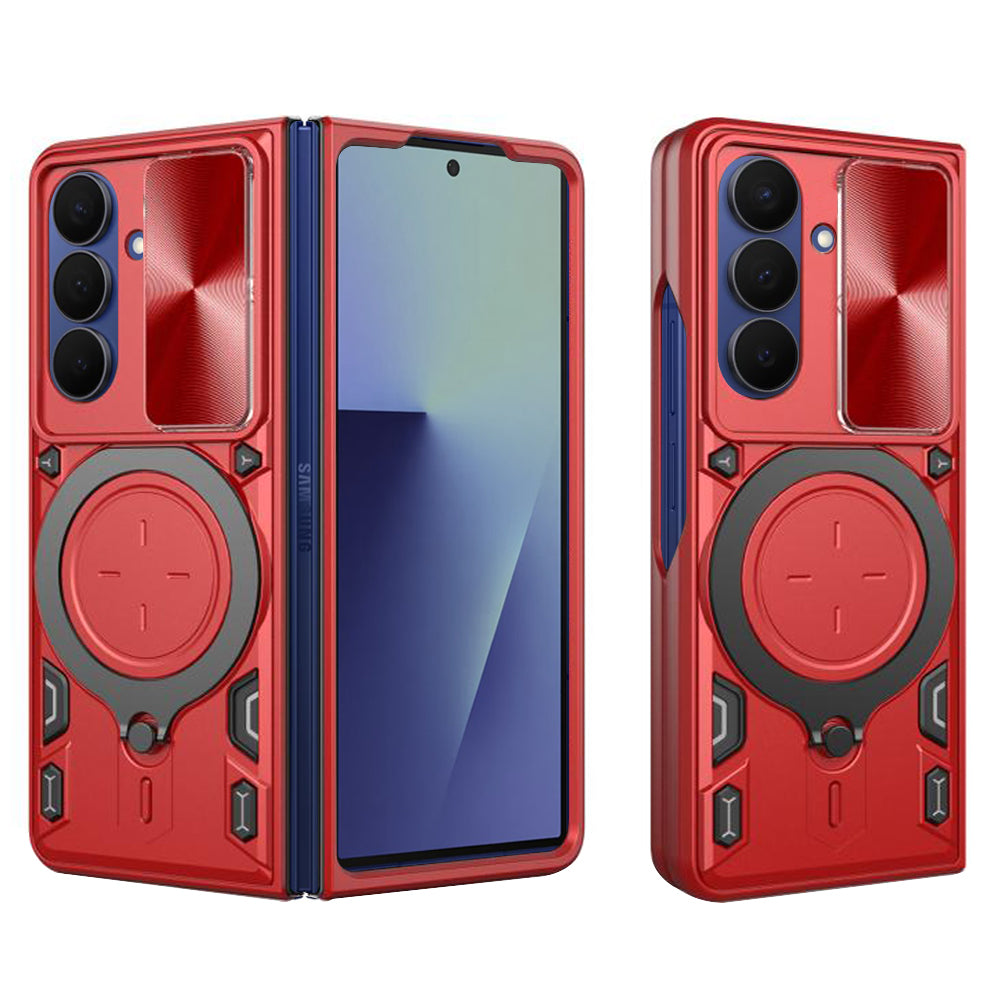 Futrola za Samsung Galaxy Z Fold7 F966, Techsuit, CamGuard Pro, Crvena