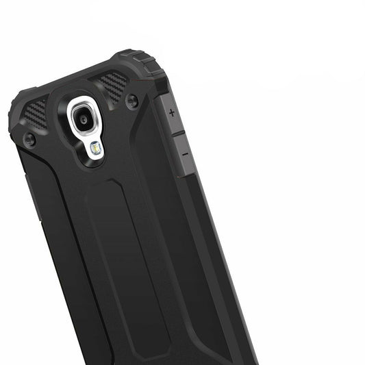 Futrola za Samsung I9500 Galaxy S4, Techsuit, Hybrid Armor, Crna