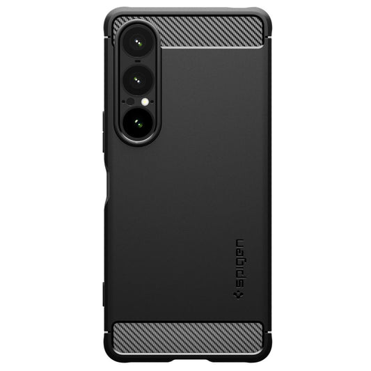 Futrola za Sony Xperia 1 VII, Spigen, Rugged Armor, Mat Crna