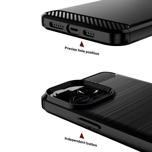 Futrola za Sony Xperia 1 VIII, Techsuit, Karbon, Crna