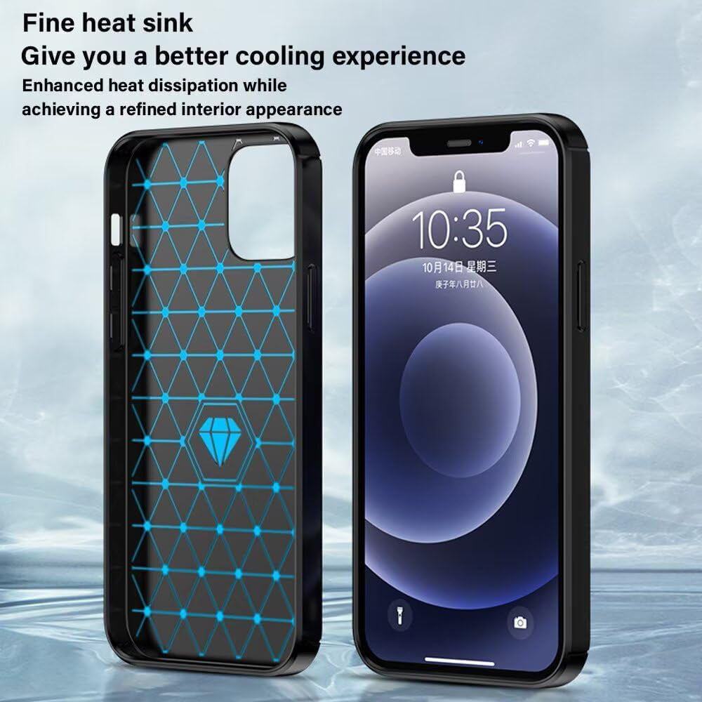 Futrola za Sony Xperia 1 VIII, Techsuit, Karbon, Crna