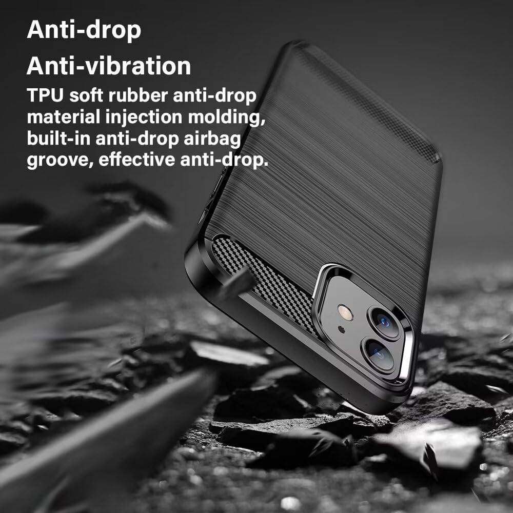 Futrola za Sony Xperia 1 VIII, Techsuit, Karbon, Crna