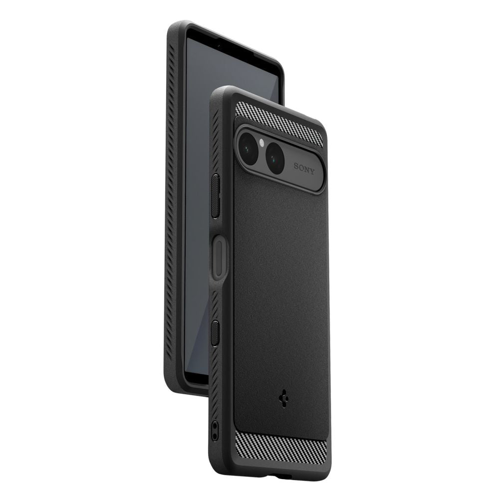 Futrola za Sony Xperia 10 VII, Spigen, Rugged Armor, Crna ACS09592