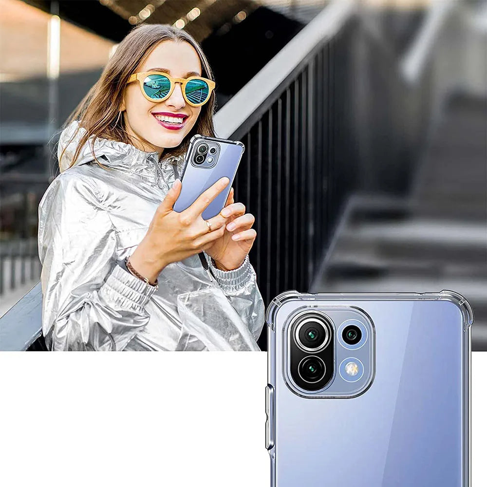 Futrola za Xiaomi 11 Lite 5G NE / Mi 11 Lite 5G / 11 Lite, Techsuit, Otporna na udarce, Providna