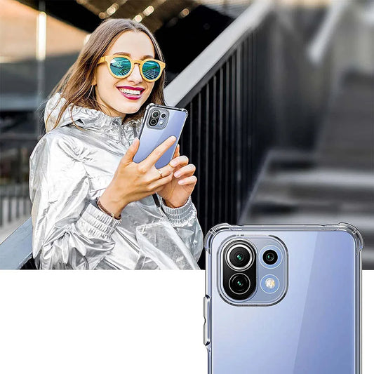 Futrola za Xiaomi 11 Lite 5G NE / Mi 11 Lite 5G / 11 Lite, Techsuit, Otporna na udarce, Providna