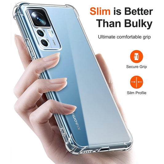 Futrola za Xiaomi 12T / 12T Pro, Techsuit, Shockproof Clear, Providna