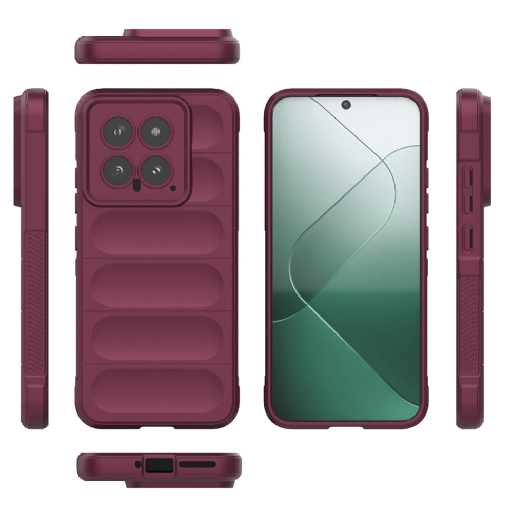 Futrola za Xiaomi 14, Techsuit, Magic Shield, Višnja