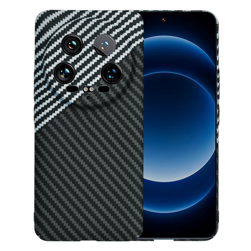 Futrola za Xiaomi 14 Ultra, Techsuit, Carbonite FiberShell, Crno Siva