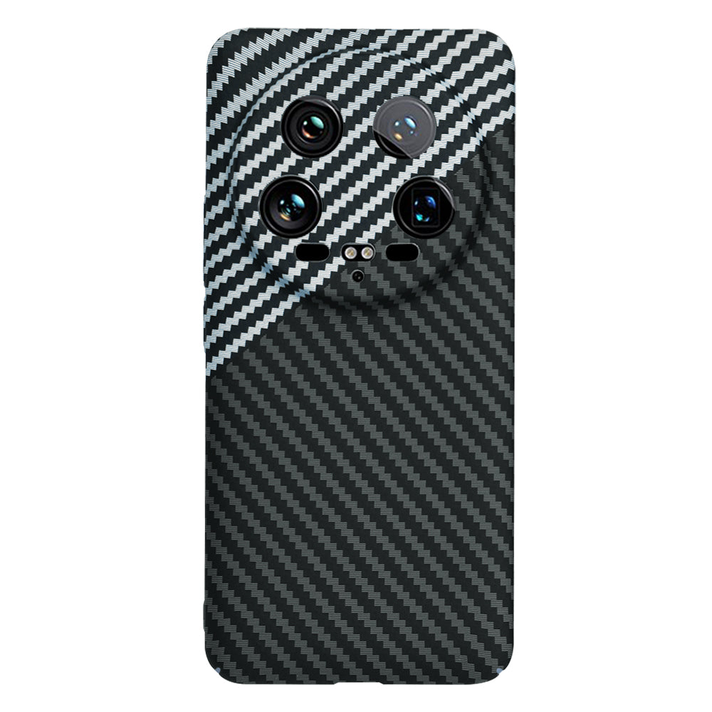 Futrola za Xiaomi 14 Ultra, Techsuit, Carbonite FiberShell, Crno Siva
