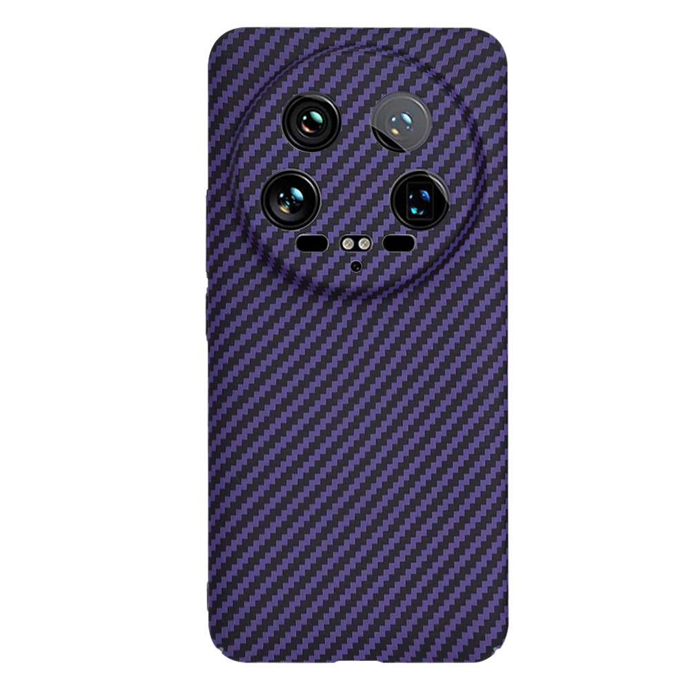 Futrola za Xiaomi 14 Ultra, Techsuit, Carbonite FiberShell, Ljubičasta
