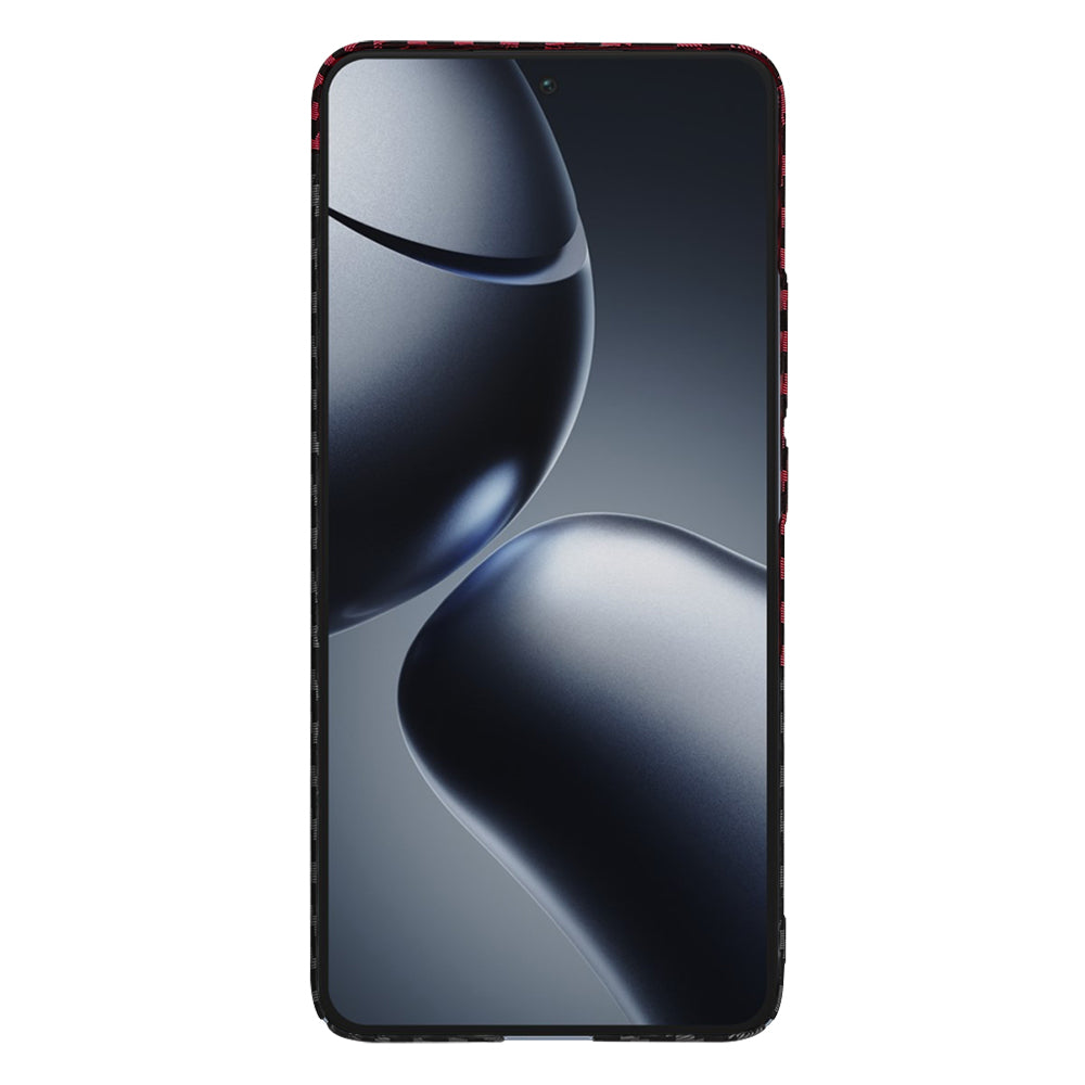 Futrola za Xiaomi 14T Pro, Techsuit, Carbonite FiberShell, Crno Crvena