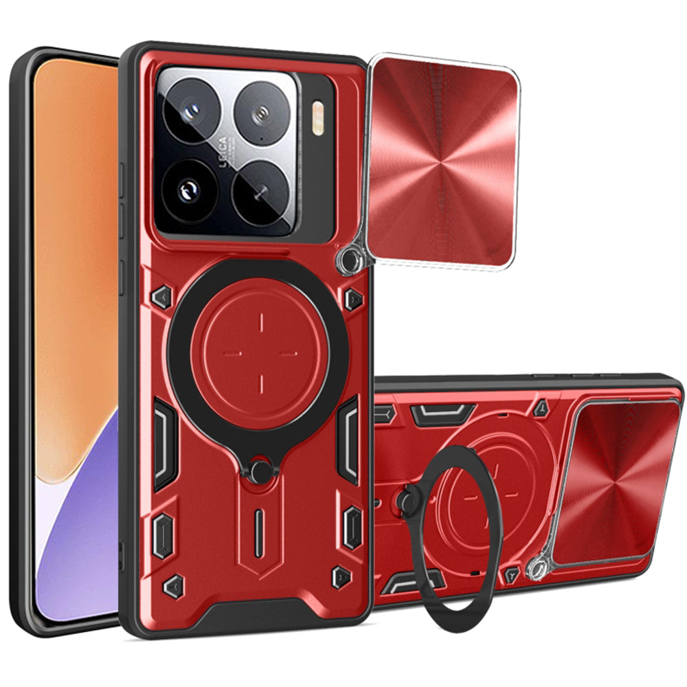 Futrola za Xiaomi 15, Techsuit, CamGuard Pro, Crvena