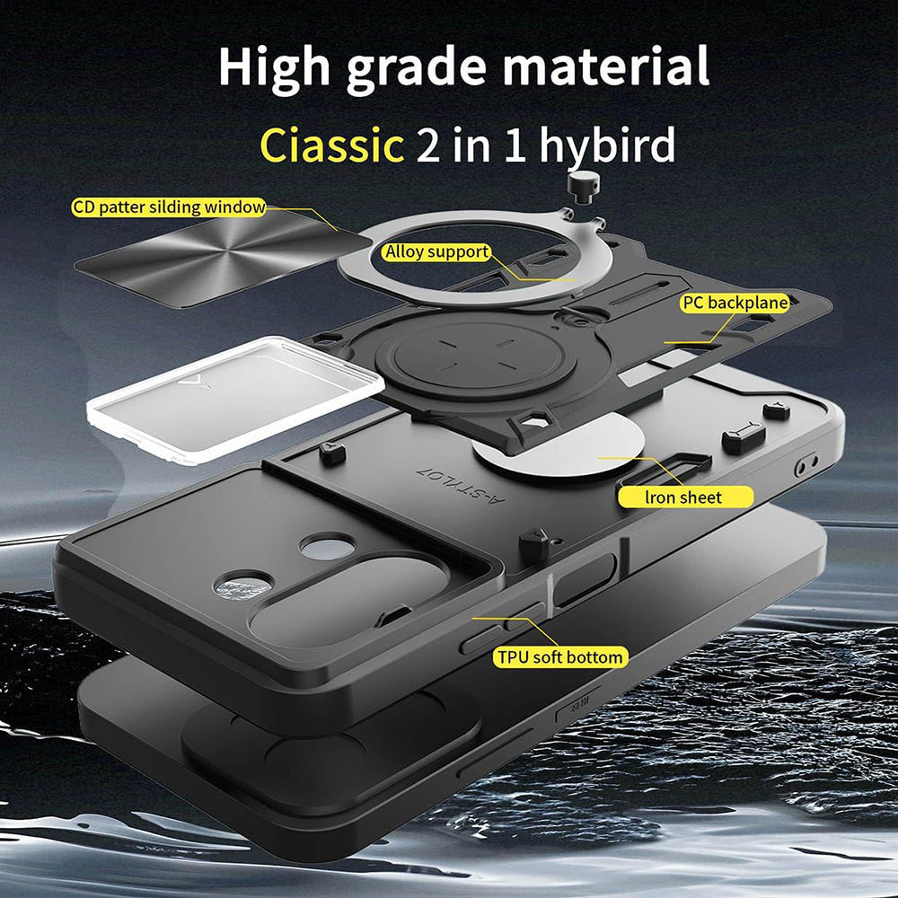 Futrola za Xiaomi 15T Pro, Techsuit, CamGuard Pro, Crna