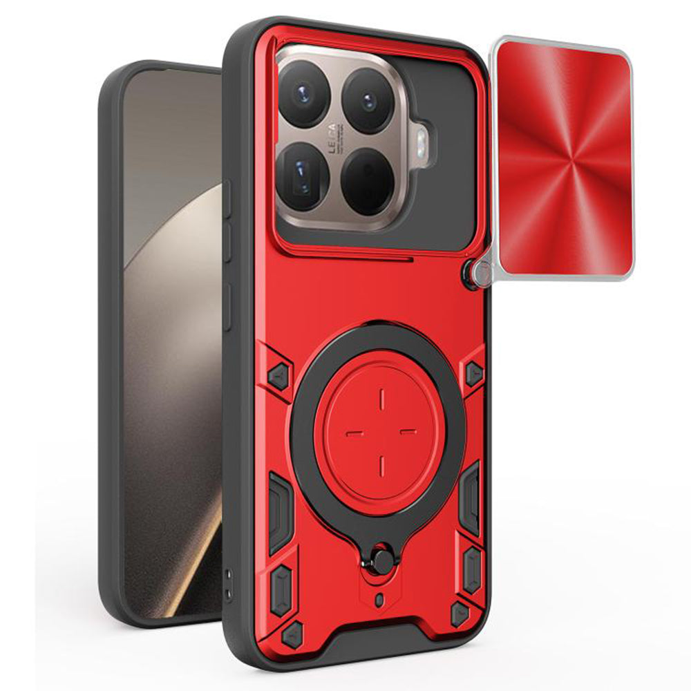 Futrola za Xiaomi 15T Pro, Techsuit, CamGuard Pro, Crvena