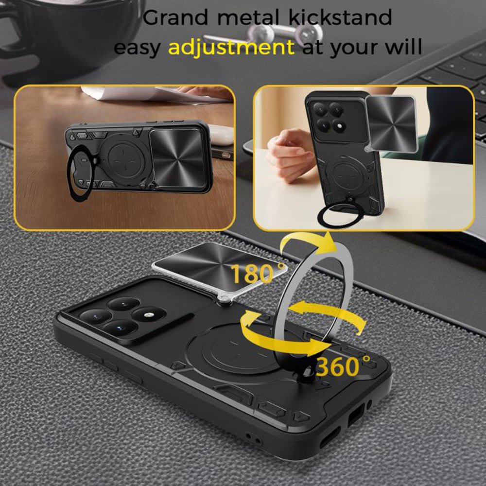 Futrola za Xiaomi 15T, Techsuit, CamGuard Pro, Ljubičasta