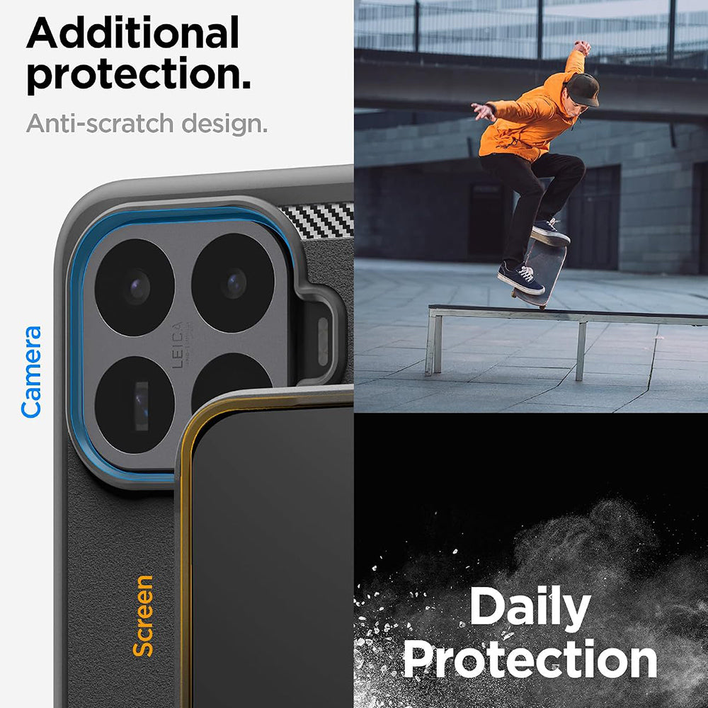 Futrola za Xiaomi 17T Pro, Spigen, Rugged Armor, Crna ACS11869
