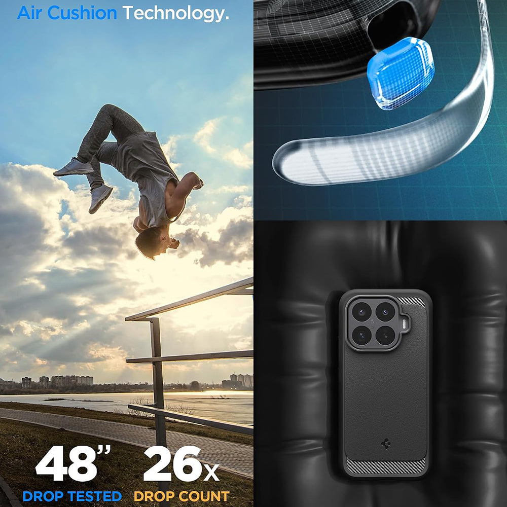 Futrola za Xiaomi 17T Pro, Spigen, Rugged Armor, Crna ACS11869