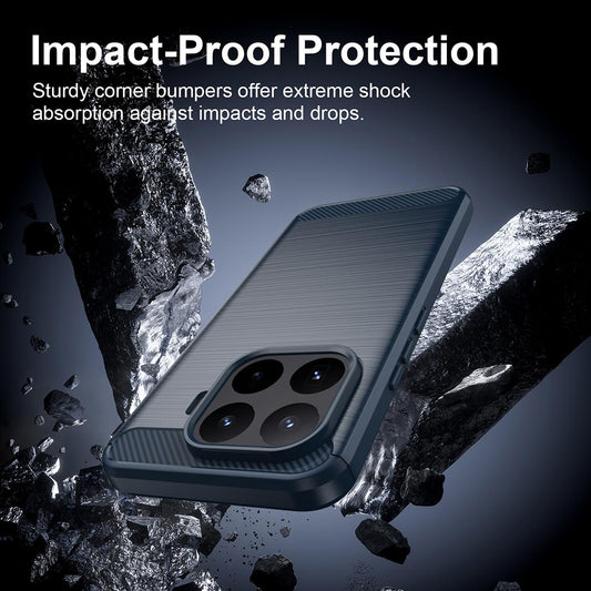 Futrola za Xiaomi 17T Pro, Techsuit, Karbon, Plava