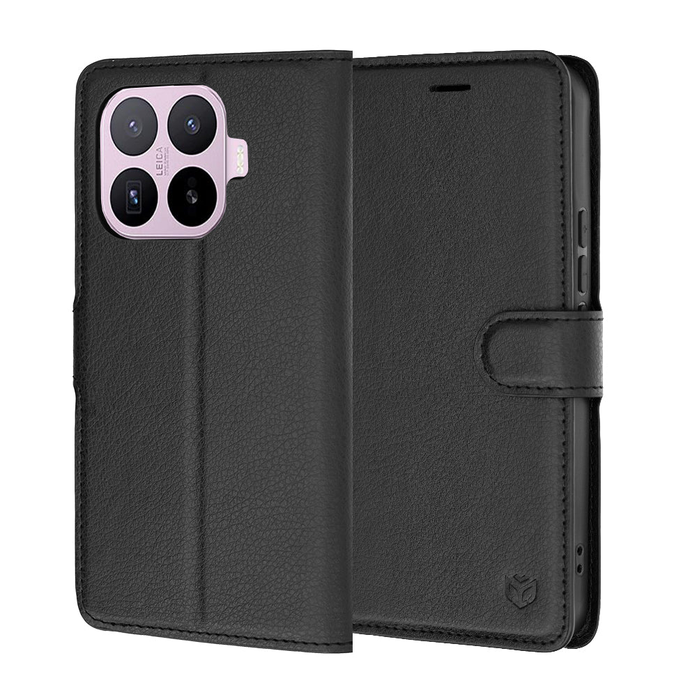 Futrola za Xiaomi 17T, Techsuit, Leather Folio, Crna