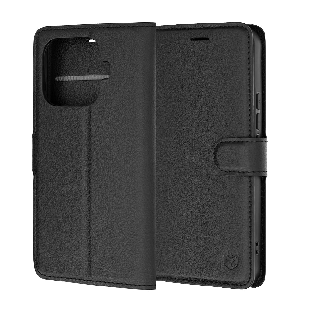 Futrola za Xiaomi 17T, Techsuit, Leather Folio, Crna