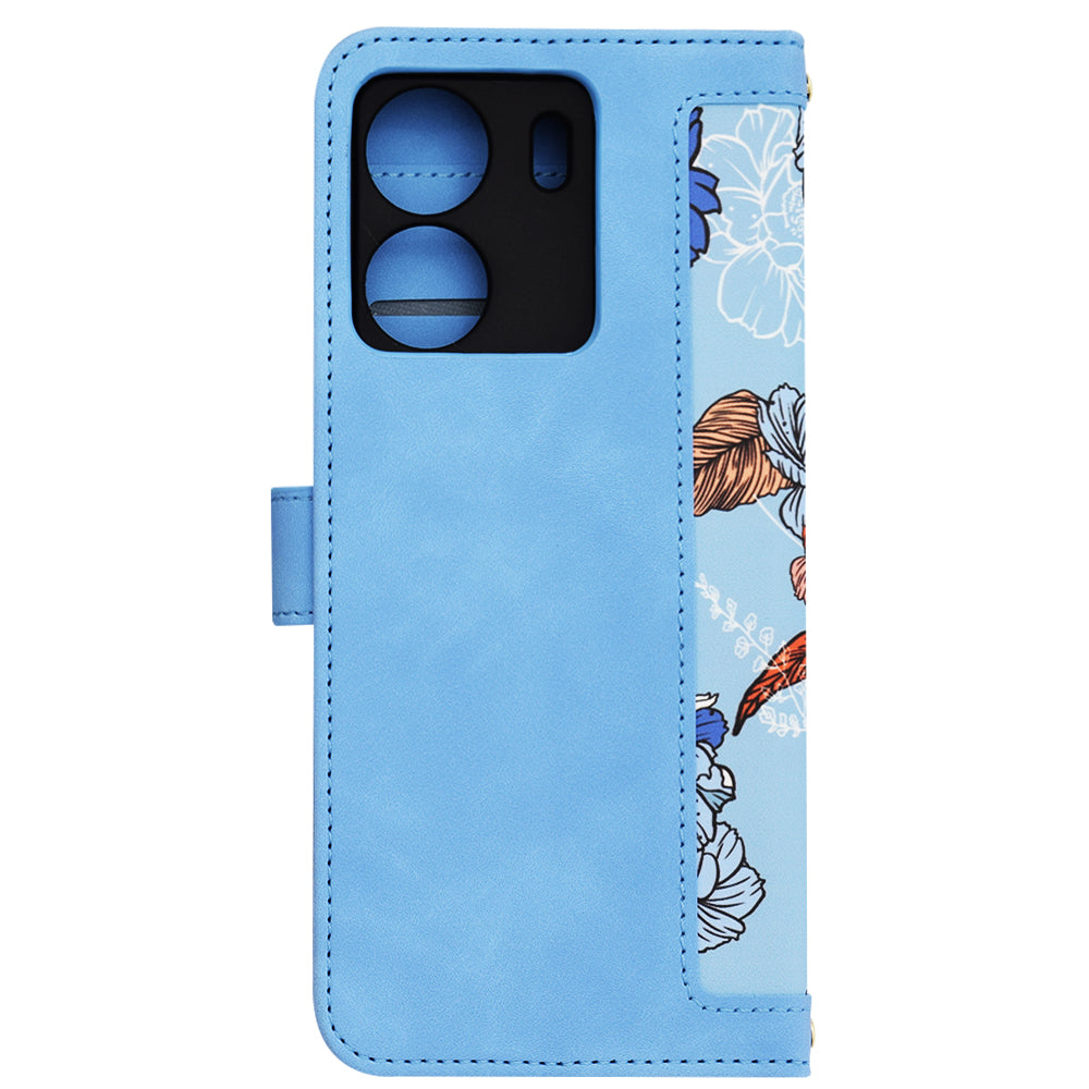 Futrola za Xiaomi Poco C65 / Redmi 13C, Techsuit, FlipCraft, Plava
