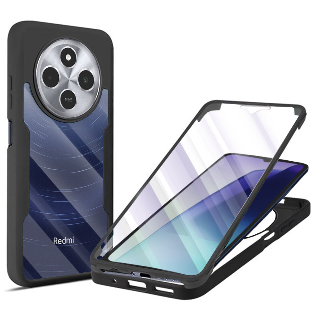 Futrola za Xiaomi Poco C75 / Redmi 14C, Techsuit, ColorVerse 360, Crna