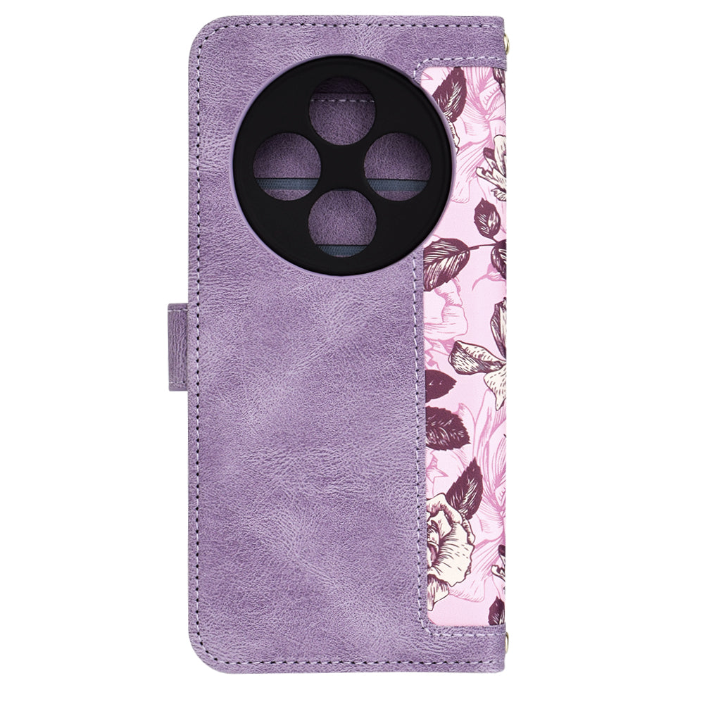 Futrola za Xiaomi Poco C75 / Redmi 14C, Techsuit, FlipCraft, Ljubičasta