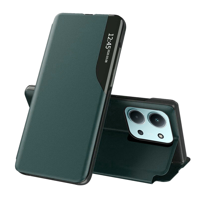 Futrola za Xiaomi Poco C85 4G / Redmi 15C 5G / 15C 4G, Techsuit, eFold, Tamno Zelena