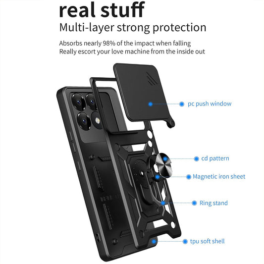 Futrola za Xiaomi Poco F6 Pro, Techsuit, CamShield, Zelena