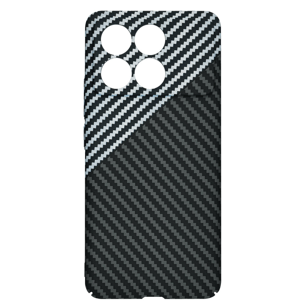 Futrola za Xiaomi Poco F6 Pro, Techsuit, Carbonite FiberShell, Crno Siva
