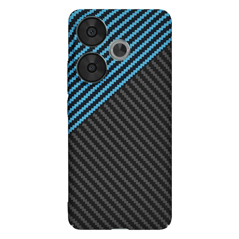 Futrola za Xiaomi Poco F6, Techsuit, Carbonite FiberShell, Plava