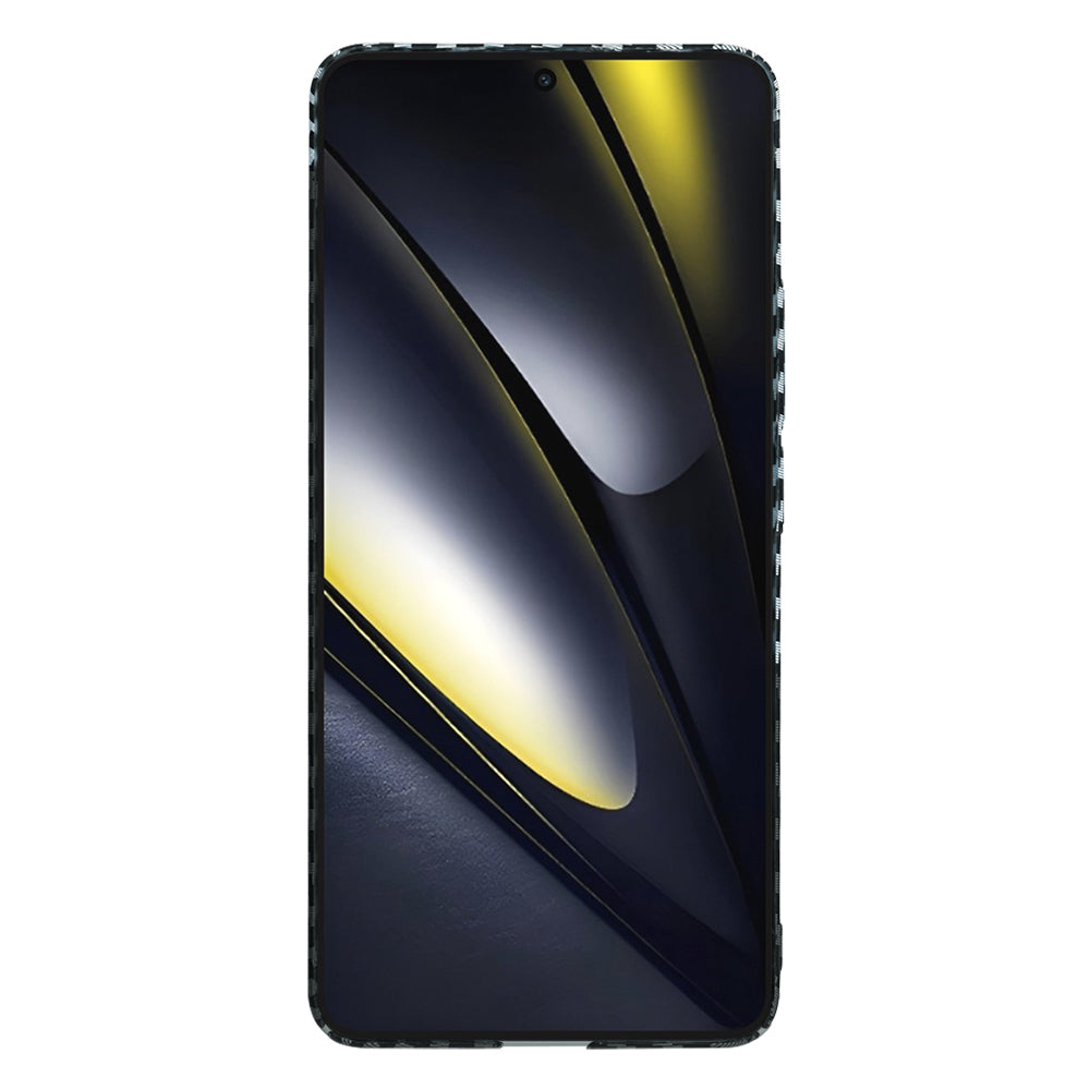 Futrola za Xiaomi Poco F6, Techsuit, Carbonite FiberShell, Crno Siva